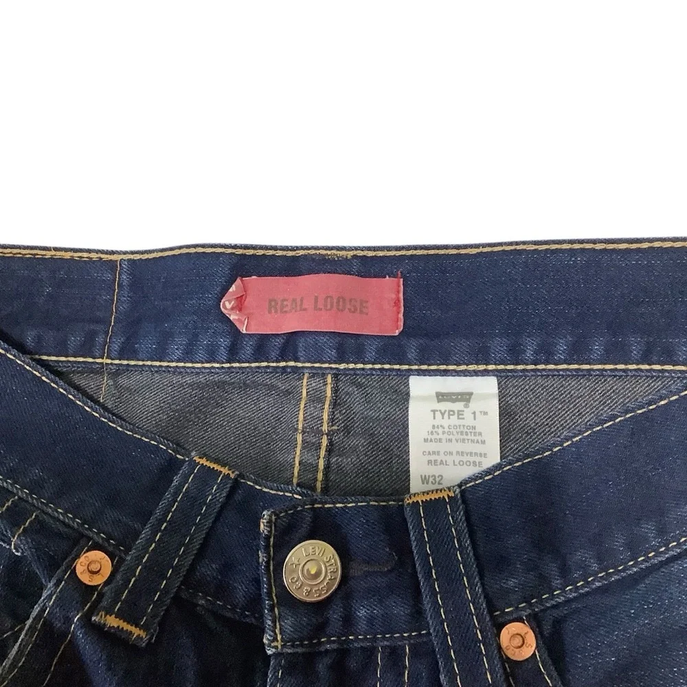 Levi’s Real Loose Cropped Jeans Sz 32W 26L